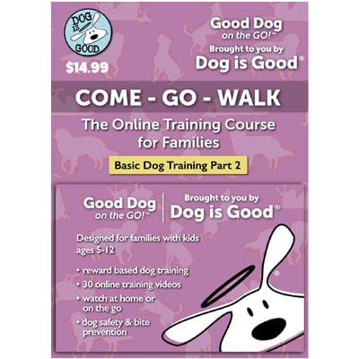 Dog Is Good Online Dog Training Come Go Walk