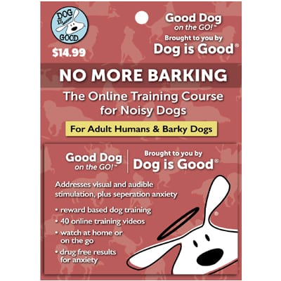 Dog Is Good No More Barking Online Dog Training